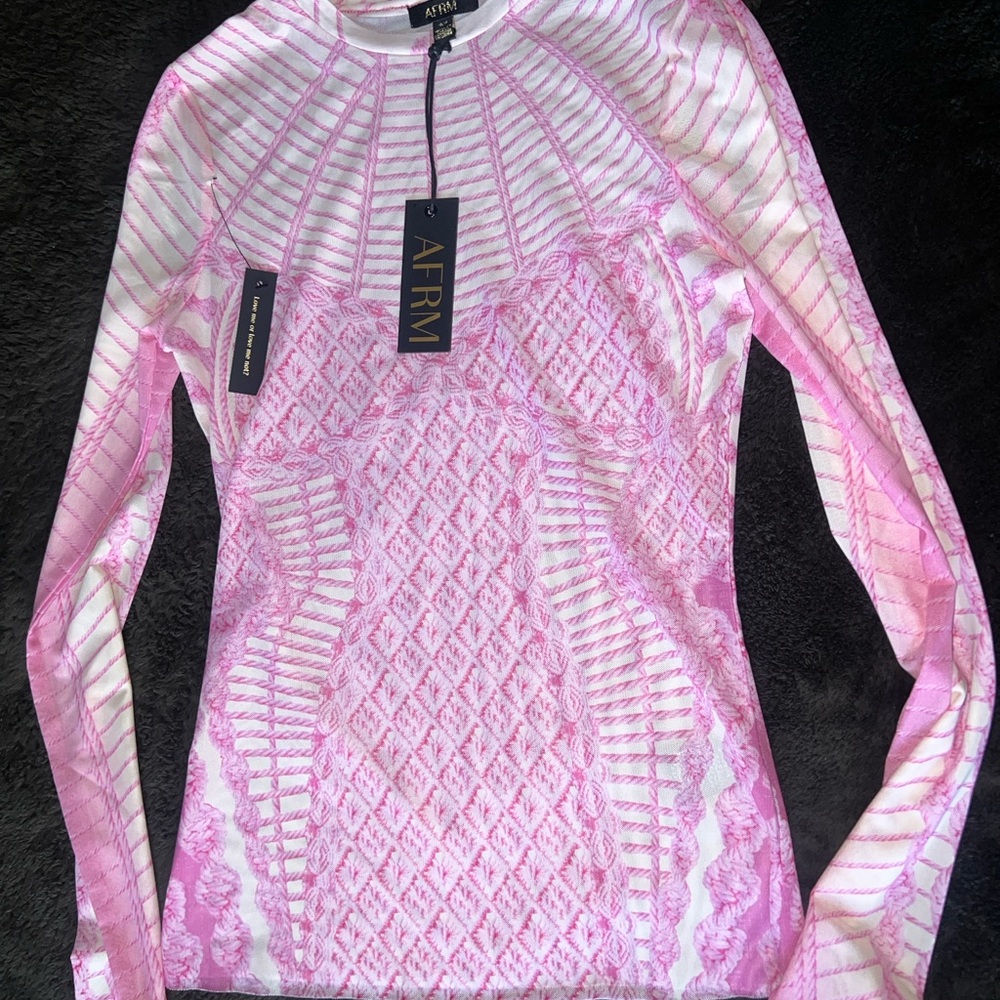 Kaylee Top - Pink Rope - AFRM